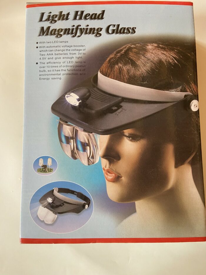 Loupe serre-tête à led avec 4 loupes