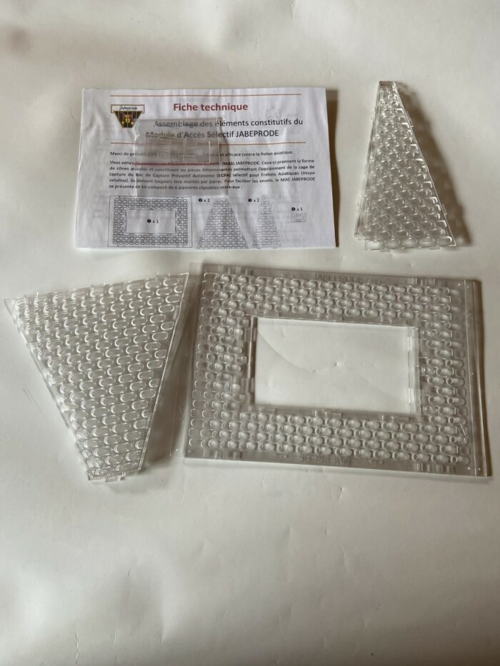 Piège à frelons Jabeprode - paire de modules d'accés sélectifs Polycarbonate